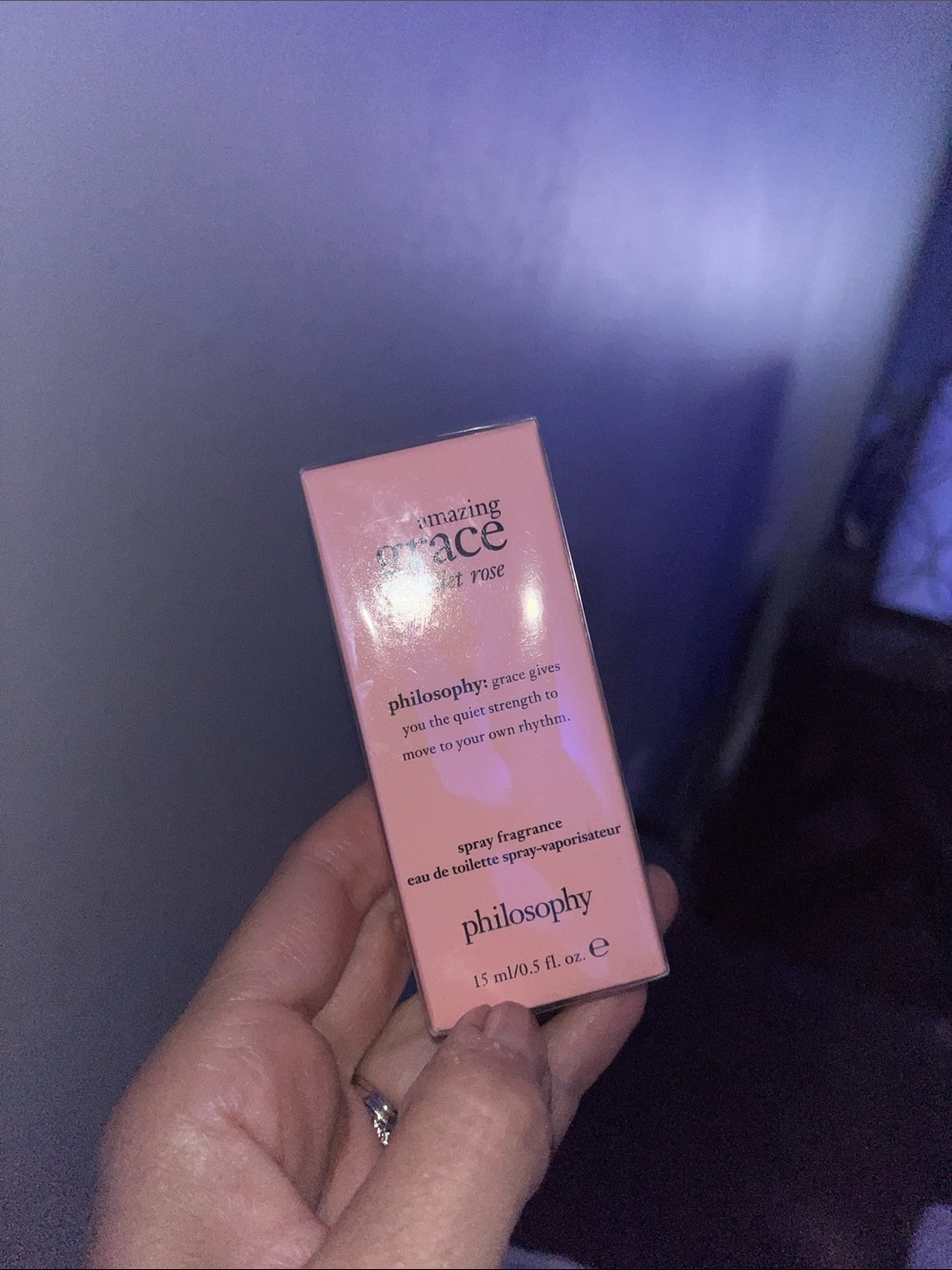 NIB~ philosophy Amazing Grace Ballet Rose Spray Fragrance .5 oz